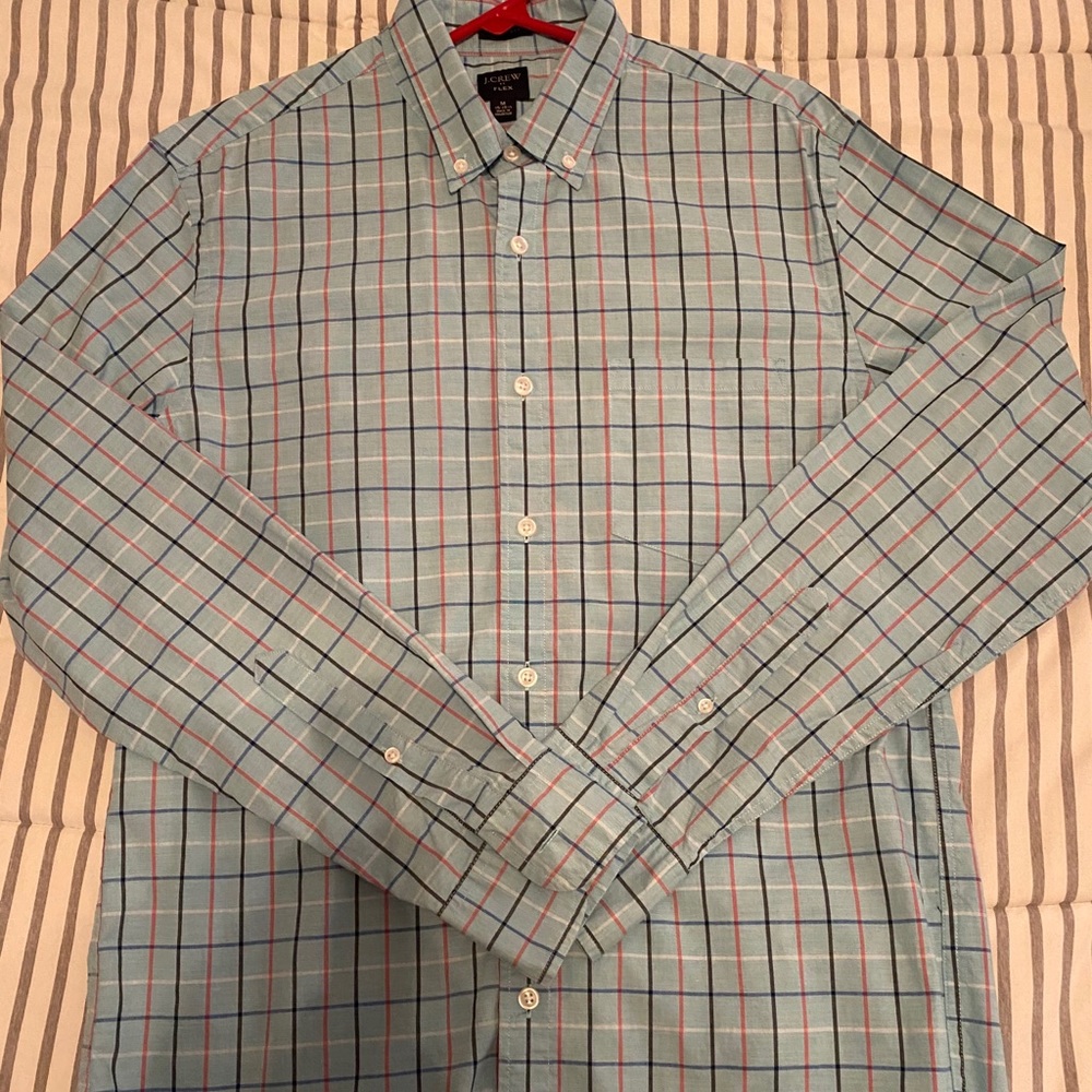 j.crew button down shirt size 15/15.5